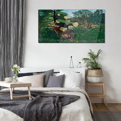 Glas foto De mysterieuze wereld van de jungle