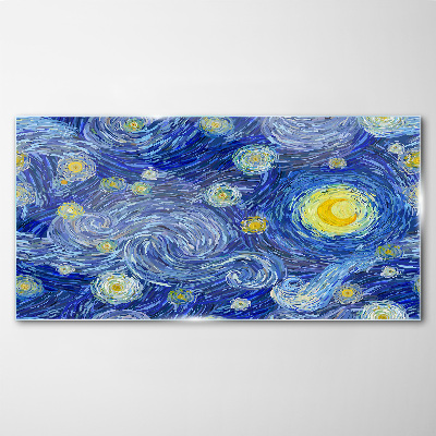 Glas foto Sterrennacht