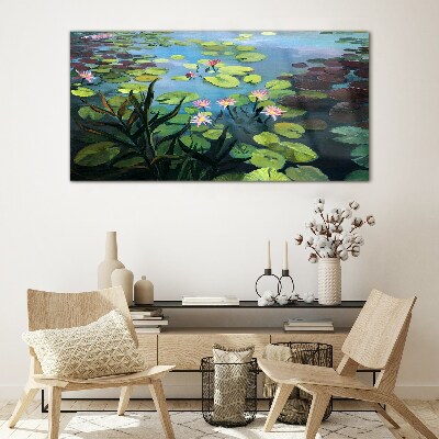 Glas foto Waterlelies