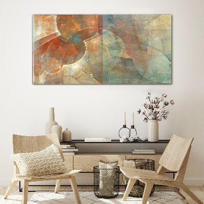 Foto op glas Abstracte kleurencompositie