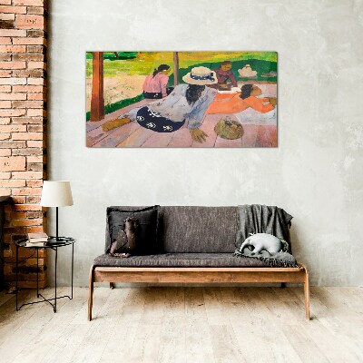 Glas foto Ontspan in de tropen