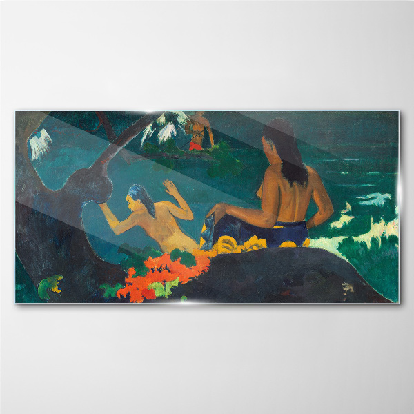 Schilderij op glas Geheimen van de tropische natuur