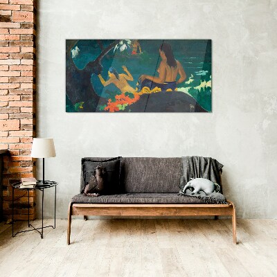 Schilderij op glas Geheimen van de tropische natuur