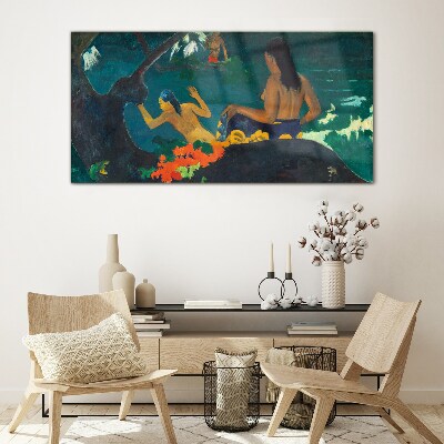 Schilderij op glas Geheimen van de tropische natuur