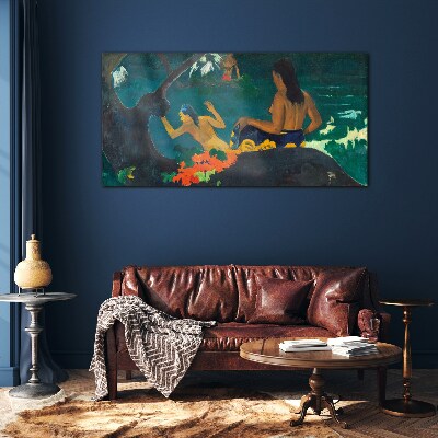 Schilderij op glas Geheimen van de tropische natuur