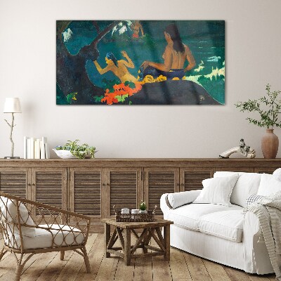 Schilderij op glas Geheimen van de tropische natuur