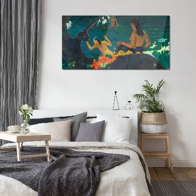 Schilderij op glas Geheimen van de tropische natuur