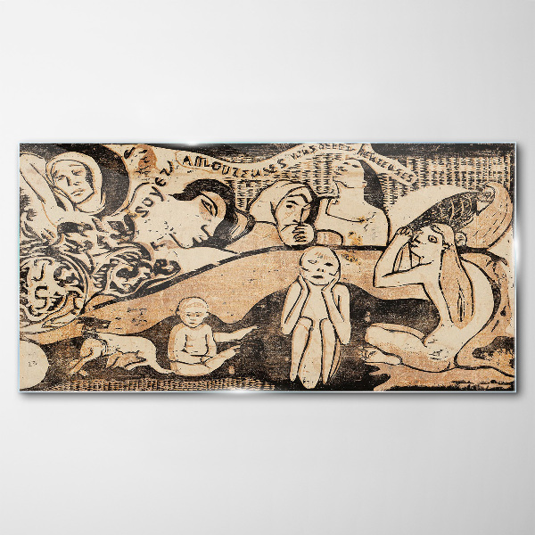 Foto op glas Reflecties op het menselijk bestaan