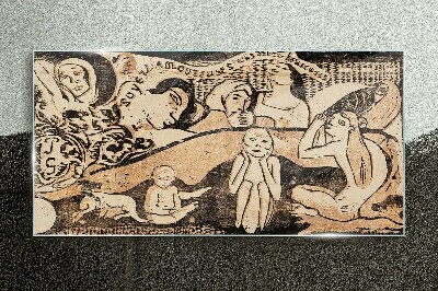 Foto op glas Reflecties op het menselijk bestaan