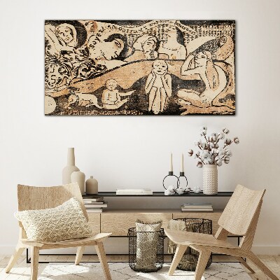 Foto op glas Reflecties op het menselijk bestaan