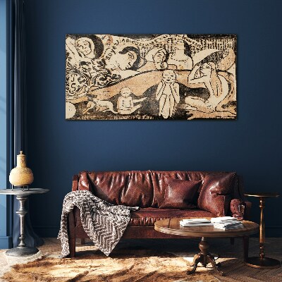 Foto op glas Reflecties op het menselijk bestaan