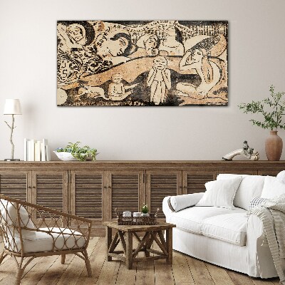 Foto op glas Reflecties op het menselijk bestaan