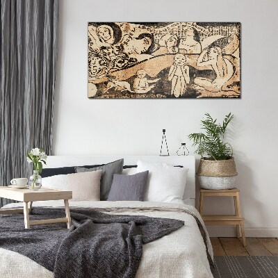 Foto op glas Reflecties op het menselijk bestaan