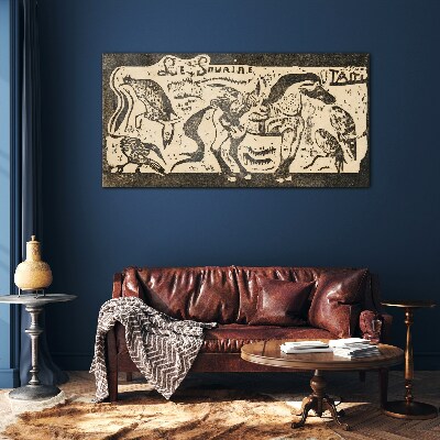 Glas foto Dieren in beweging