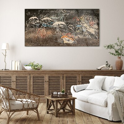 Schilderij op glas De rivier van leven en transformatie