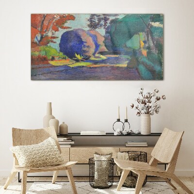 Glas foto Luxemburgse tuinen door Henri Matisse