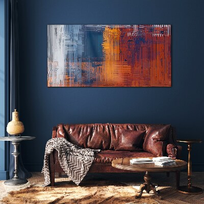 Glas foto Dynamische tinten van abstractie