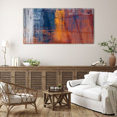 Glas foto Dynamische tinten van abstractie