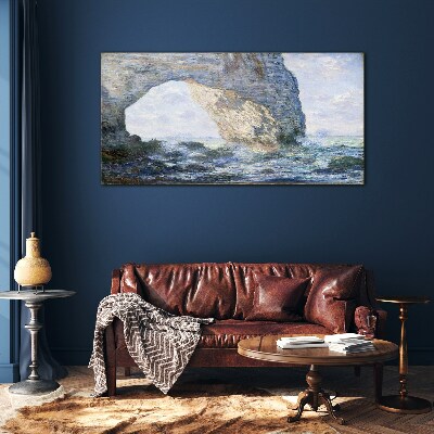 Schilderij op glas De Manneporte Monet