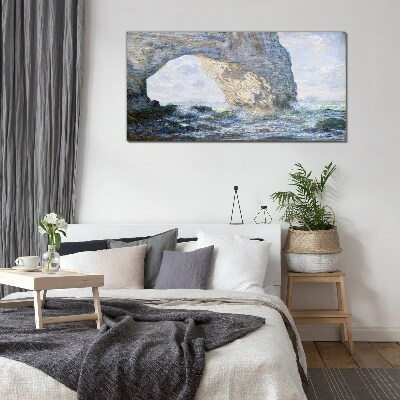 Schilderij op glas De Manneporte Monet