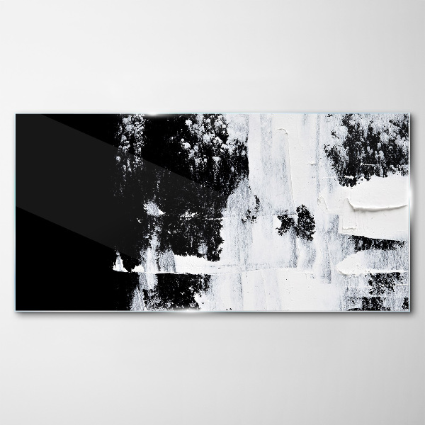 Schilderij op glas Zwart-wit contrast