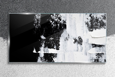 Schilderij op glas Zwart-wit contrast