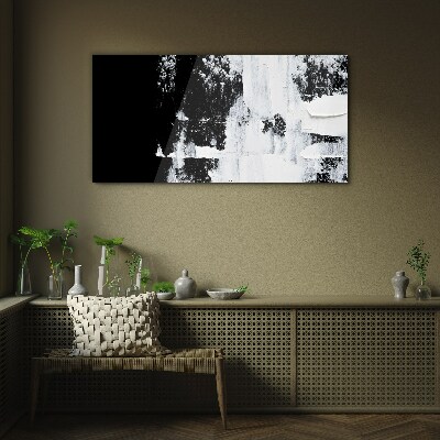 Schilderij op glas Zwart-wit contrast