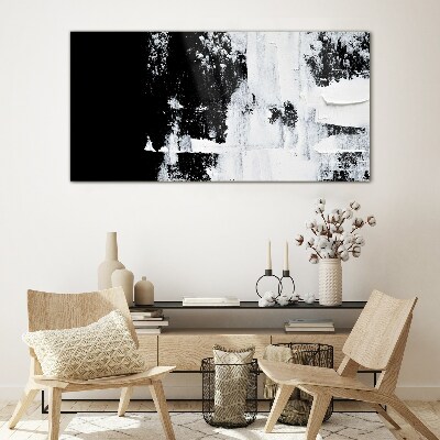 Schilderij op glas Zwart-wit contrast