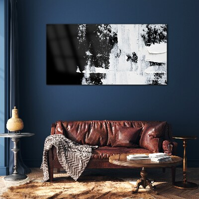 Schilderij op glas Zwart-wit contrast