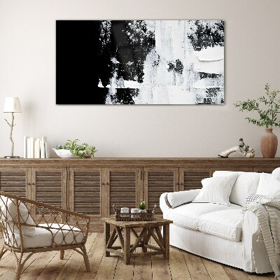 Schilderij op glas Zwart-wit contrast