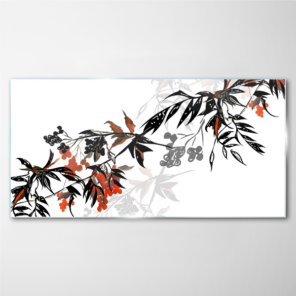 Foto op glas Elegante plantencompositie