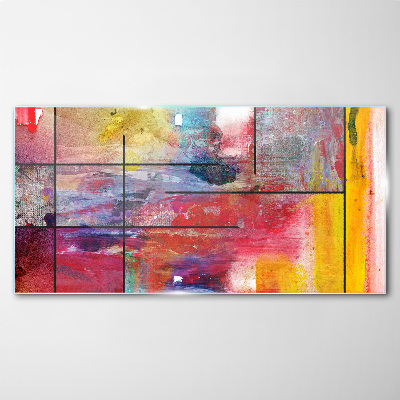 Schilderij op glas Kleuren in beweging