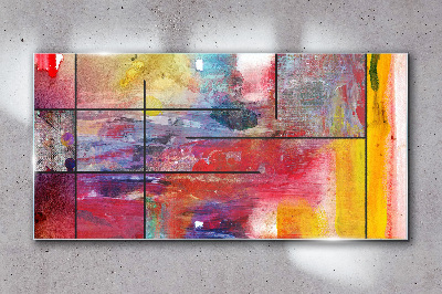 Schilderij op glas Kleuren in beweging