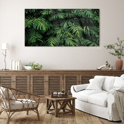 Foto op glas Groene jungle