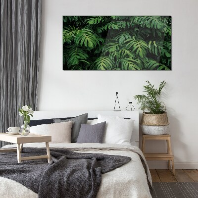 Foto op glas Groene jungle