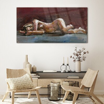 Glas foto Een intiem moment