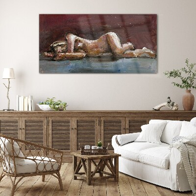 Glas foto Een intiem moment