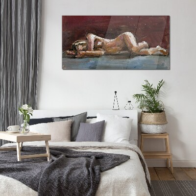 Glas foto Een intiem moment