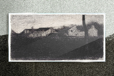 Schilderij op glas De stilte voor de storm