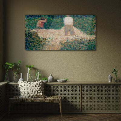 Glas foto Zomerbijeenkomst in de tuin