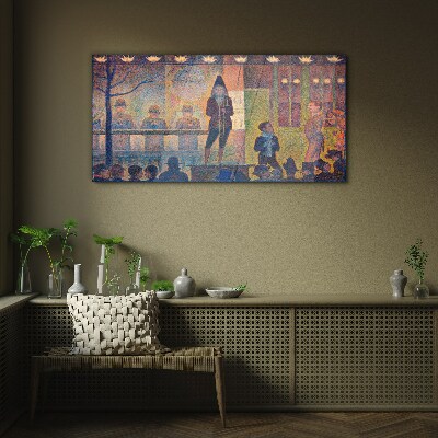 Schilderij op glas Een show in de schijnwerpers