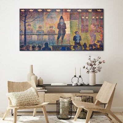 Schilderij op glas Een show in de schijnwerpers