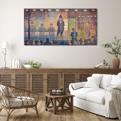 Schilderij op glas Een show in de schijnwerpers