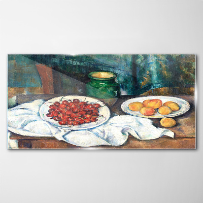 Schilderij op glas Stilleven met fruit