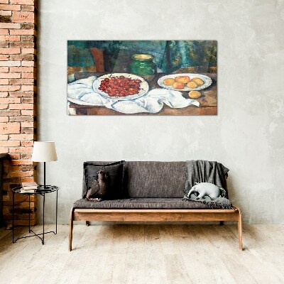 Schilderij op glas Stilleven met fruit