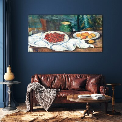 Schilderij op glas Stilleven met fruit