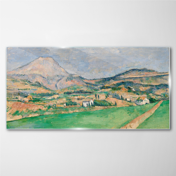 Glas foto Berglandschap