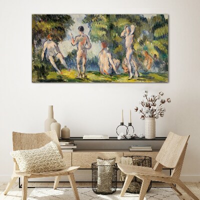 Glas foto Zomerbijeenkomst in de natuur