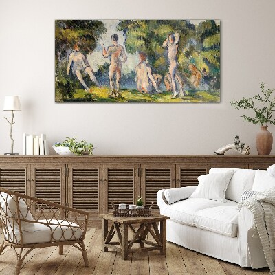 Glas foto Zomerbijeenkomst in de natuur