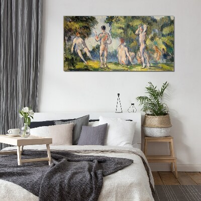 Glas foto Zomerbijeenkomst in de natuur